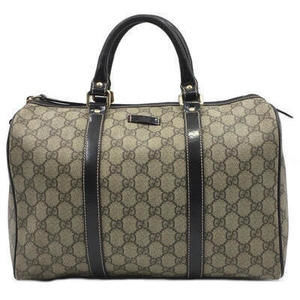 Gucci Patent Beige Boston Bag Leather Mini